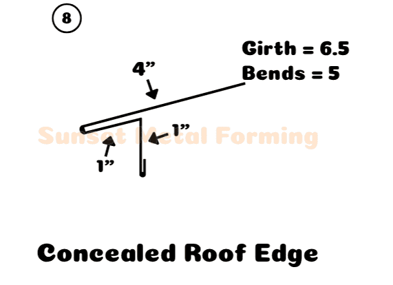 concealed Roof Edge